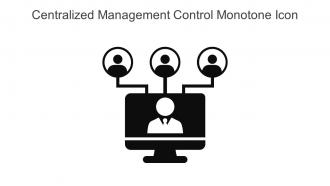 Centralized Management Control Monotone Icon In Powerpoint Pptx Png And Editable Eps Format
