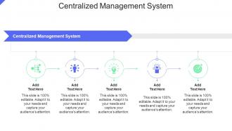 Centralized Management System In Powerpoint And Google Slides Cpb