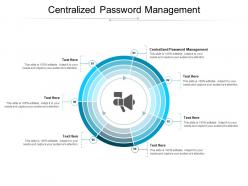 Centralized password management ppt powerpoint presentation outline design ideas cpb