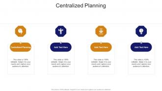 Centralized Planning In Powerpoint And Google Slides Cpb