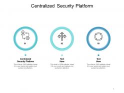 Centralized security platform ppt powerpoint presentation inspiration slide portrait cpb