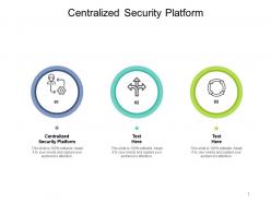 Centralized security platform ppt powerpoint presentation outline gallery cpb