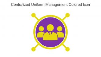 Centralized Uniform Management Colored Icon In Powerpoint Pptx Png And Editable Eps Format