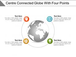 Centre Connected Globe With Four Points