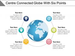 Centre connected globe with six points