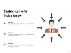 Centric arrow customer connections target targeting employee circle business