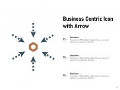 Centric arrow customer connections target targeting employee circle business