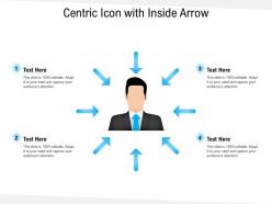 Centric Icon With Inside Arrow