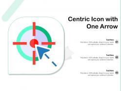 Centric Icon With One Arrow