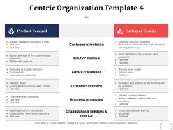 Centric organization business processes ppt powerpoint presentation layouts backgrounds