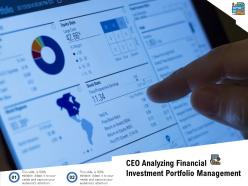Ceo analyzing financial investment portfolio management
