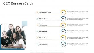 Ceo Business Cards In Powerpoint And Google Slides Cpb
