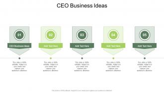 CEO Business Ideas In Powerpoint And Google Slides Cpb