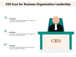 CEO Icon Business Organization Leadership Multinational Growth