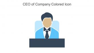 CEO Of Company Colored Icon In Powerpoint Pptx Png And Editable Eps Format