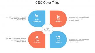 CEO Other Titles Ppt Powerpoint Presentation Slides Example Topics Cpb