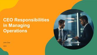 CEO Responsibilities In Managing Operations PPT Presentation AT