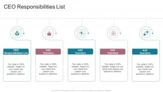 CEO Responsibilities List In Powerpoint And Google Slides Cpb