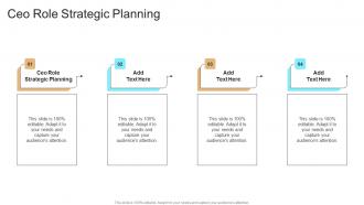 Ceo Role Strategic Planning In Powerpoint And Google Slides Cpb