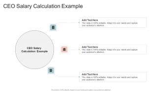CEO Salary Calculation Example In Powerpoint And Google Slides Cpb
