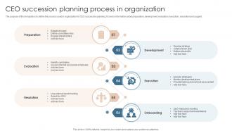 CEO Succession Planning Process In Organization