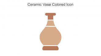 Ceramic Vase Colored Icon In Powerpoint Pptx Png And Editable Eps Format