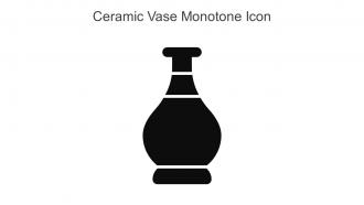Ceramic Vase Monotone Icon In Powerpoint Pptx Png And Editable Eps Format
