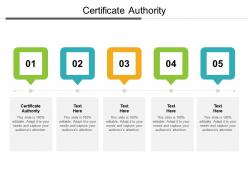Certificate authority ppt powerpoint presentation pictures format ideas cpb