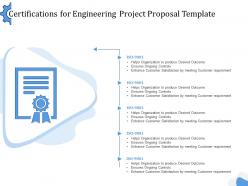 Certifications for engineering project proposal template ppt powerpoint visuals
