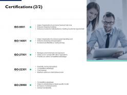 Certifications management l97 ppt powerpoint presentation portfolio example