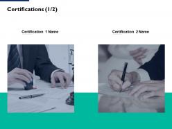 Certifications marketing l98 ppt powerpoint presentation portfolio files