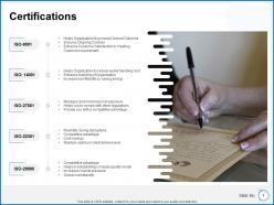 Certifications ppt powerpoint presentation gallery example introduction