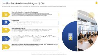 Certified Data Professional Program CDP Top 15 IT Certifications In Demand For 2022