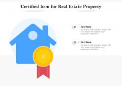 Certified icon for real estate property