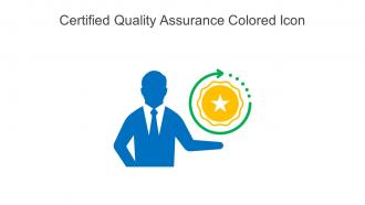 Certified Quality Assurance Colored Icon In Powerpoint Pptx Png And Editable Eps Format