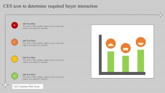 CES Icon To Determine Required Buyer Interaction
