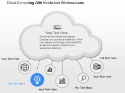 Cf cloud computing with mobile and wireless icons powerpoint template