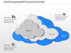 Cg cloud computing with social connectivity powerpoint template