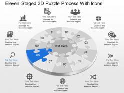 29924405 style puzzles circular 11 piece powerpoint presentation diagram infographic slide