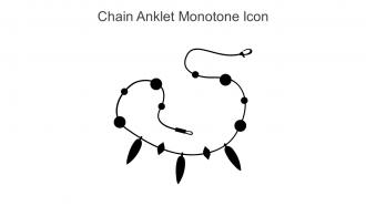 Chain Anklet Monotone Icon In Powerpoint Pptx Png And Editable Eps Format