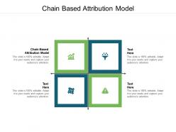 Chain based attribution model ppt powerpoint presentation file layout ideas cpb