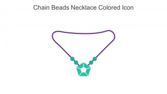Chain Beads Necklace Colored Icon In Powerpoint Pptx Png And Editable Eps Format