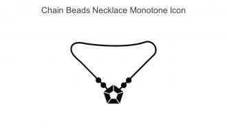 Chain Beads Necklace Monotone Icon In Powerpoint Pptx Png And Editable Eps Format