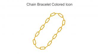 Chain Bracelet Colored Icon In Powerpoint Pptx Png And Editable Eps Format