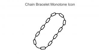 Chain Bracelet Monotone Icon In Powerpoint Pptx Png And Editable Eps Format