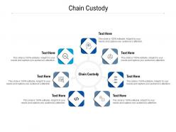 Chain custody ppt powerpoint presentation show templates cpb