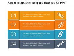 Chain infographic template example of ppt