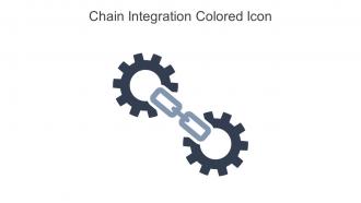 Chain Integration Colored Icon In Powerpoint Pptx Png And Editable Eps Format