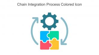 Chain Integration Process Colored Icon In Powerpoint Pptx Png And Editable Eps Format