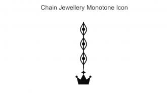 Chain Jewellery Monotone Icon In Powerpoint Pptx Png And Editable Eps Format